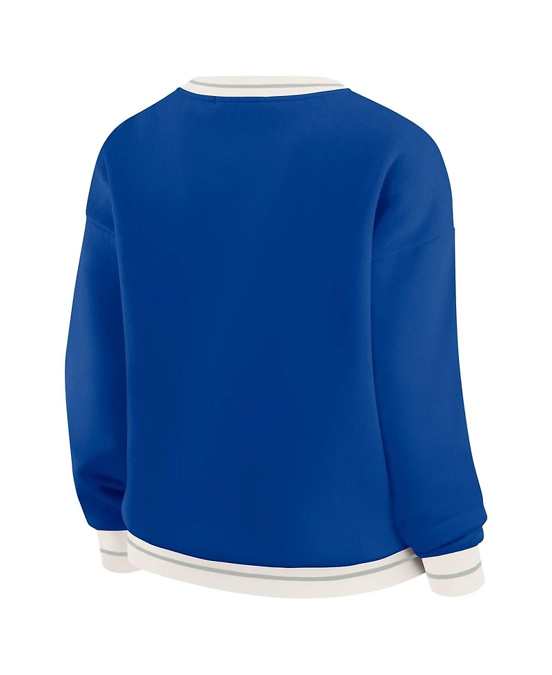 Wear by Erin Andrews Women's Royal Kentucky Wildcats Seal Sweatshirt