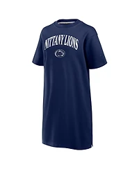 Fanatics Women's Navy Penn State Nittany Lions Elements Go Tri-Blend T-Shirt Dress