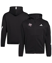 Adidas Men's Black Texas A M Aggies Z.n.e. Full-Zip Hoodie