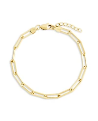 Sterling Forever Silver Bold Paperclip Chain Bracelet