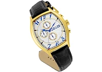 Invicta Men's Specialty Quartz Chronograph White Dial Leather Watch