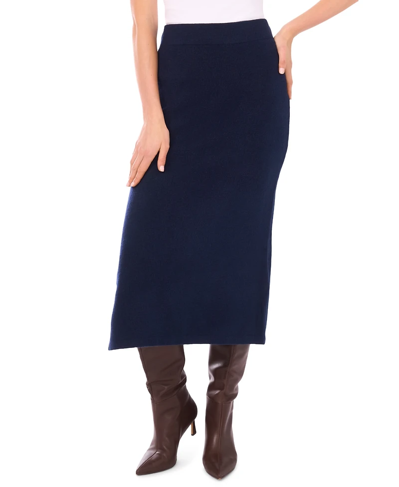 1.state Women's Side Slit Pencil Midi Skirt