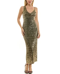 Taylor Petite Sleeveless Sequin Midi Dress