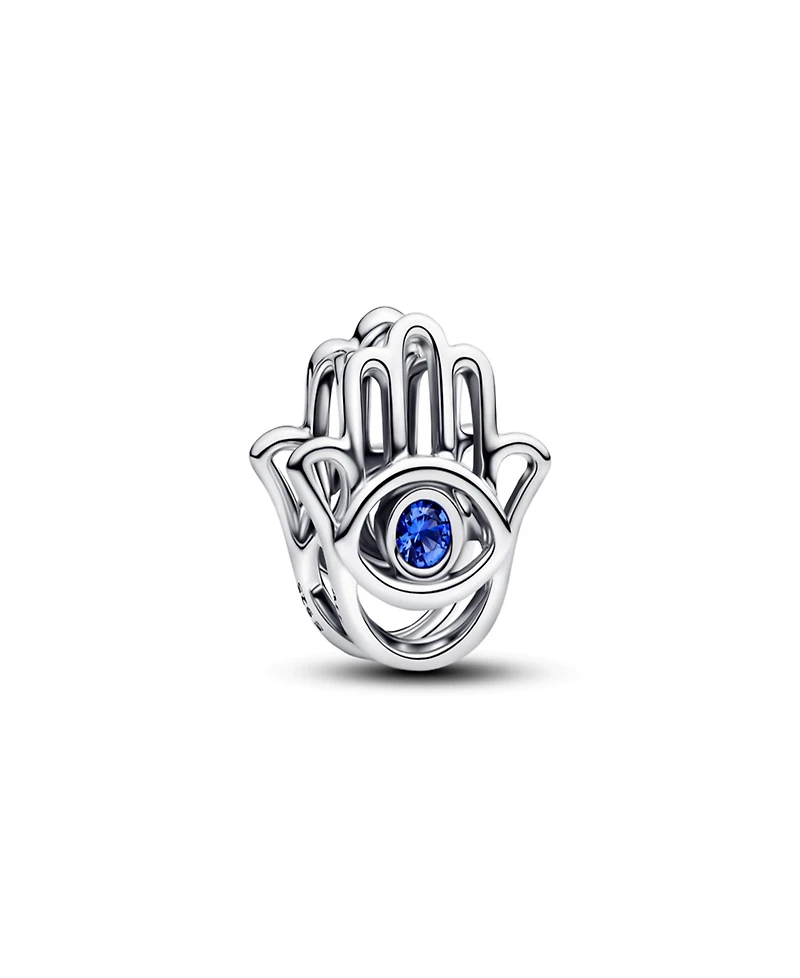 Pandora Stellar Blue Crystal Hamsa Hand Charms