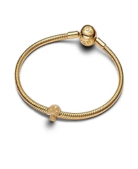 Pandora Gold Tone Textured Mushroom Mini Charms