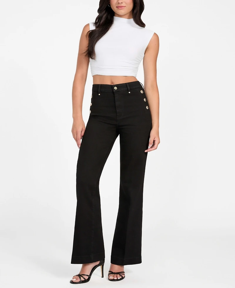 Guess Women's New Faye Flared Pants