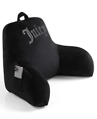 Juicy Couture Backrest Polyester Pillow with Pocket, 30" x 17"