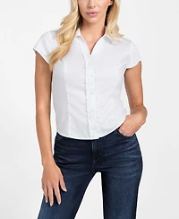 Guess Women's Katie Short Sleeves Top