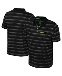 Colosseum Men's Black Oregon Ducks Milk Steak Polo Shirt