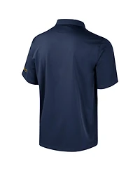 Colosseum Men's Navy West Virginia Mountaineers Strike Bowling Button-Up Shirt