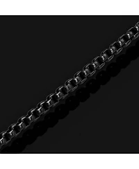 Vincero Men's Box Chain Necklace 2mm Sterling Silver Bonded with 14K Gold and Parrot Clasp