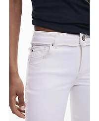 Desigual Women's Flared embroidered jeans