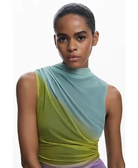 Desigual Women's Gradient tulle midi dress
