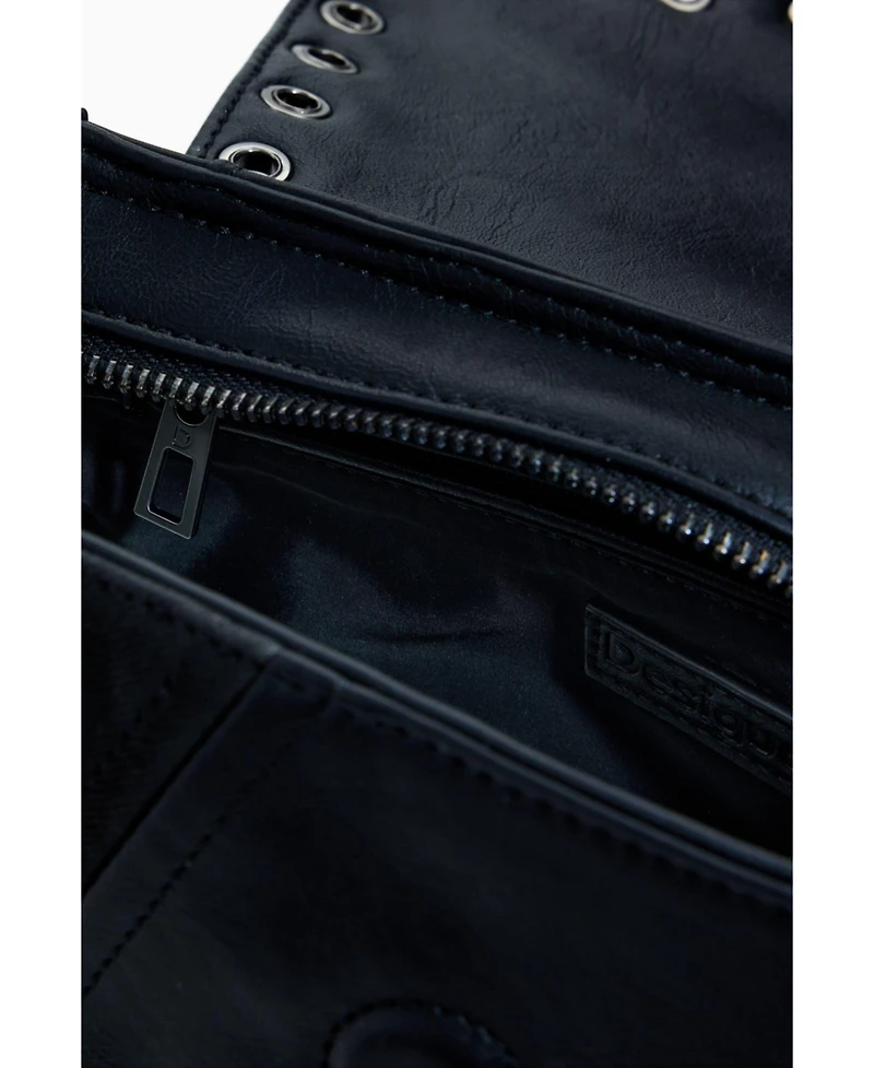 Desigual Women's Medium faux leather patch bag