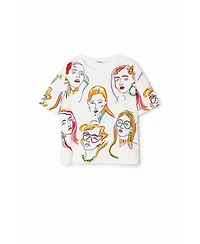 Desigual Women's Love basic T-shirt