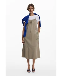 Desigual Women's Straight neckline dress