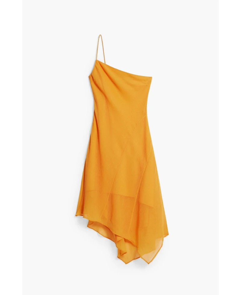 Desigual Women's Asymmetric layered midi dress