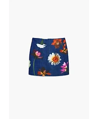 Desigual Women's Fitted floral mini skirt