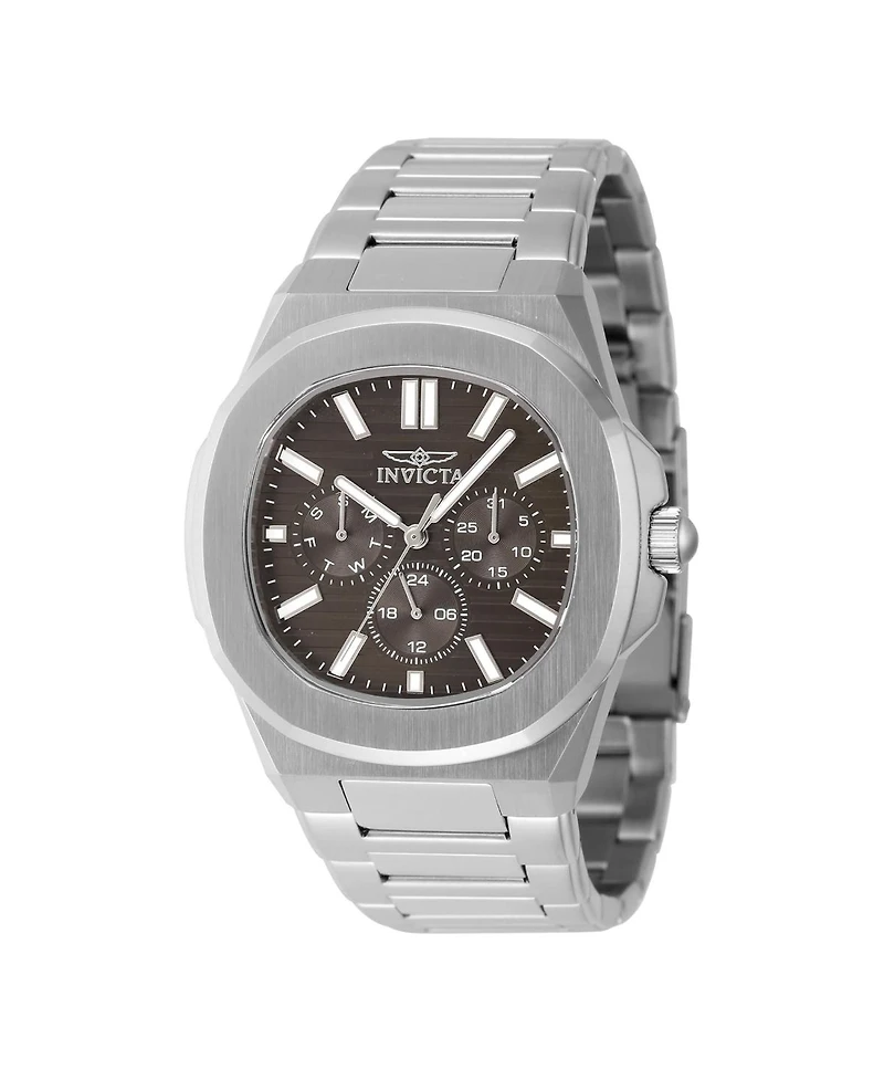 Invicta Men's 48327 Speedway Quartz 3 Hand Brown Dial Watch