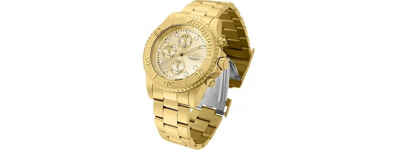 Invicta Men's Pro Diver Quartz Chronograph Champagne Dial Watch