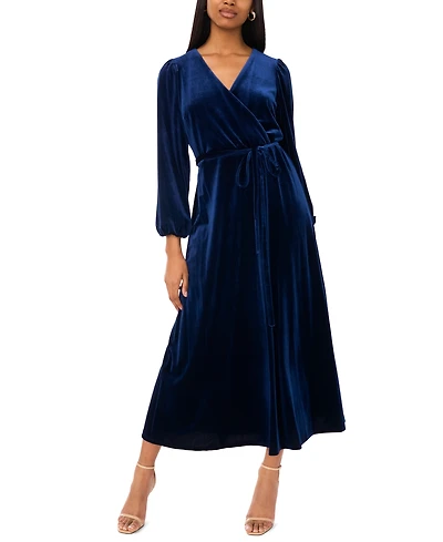 Msk Petite Velvet Dress