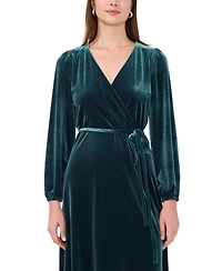 Msk Petite Velvet Dress