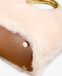 I.n.c. International Concepts Tysha Bangle Faux Fur Handbag, Macy's Exclusive