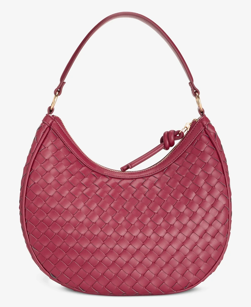 On 34th Woven Crossbody Hobo, Exclusively at Macy's