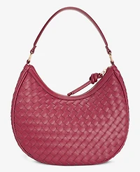 On 34th Woven Crossbody Hobo, Exclusively at Macy's