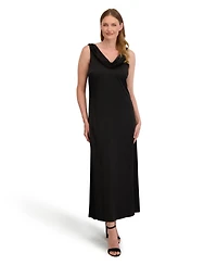 Laundry By Shelli Segal Women's Roxanne Sleeveless Low Cowl Dress