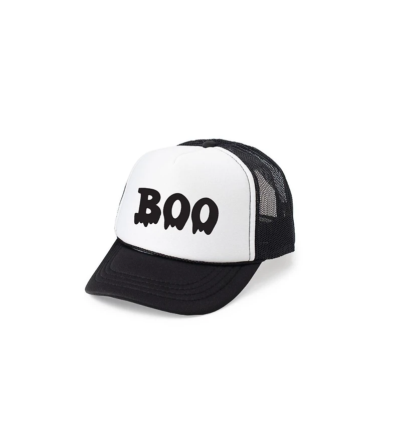 Sweet Wink Little and Big Boys Boo Drip Halloween Trucker Hat