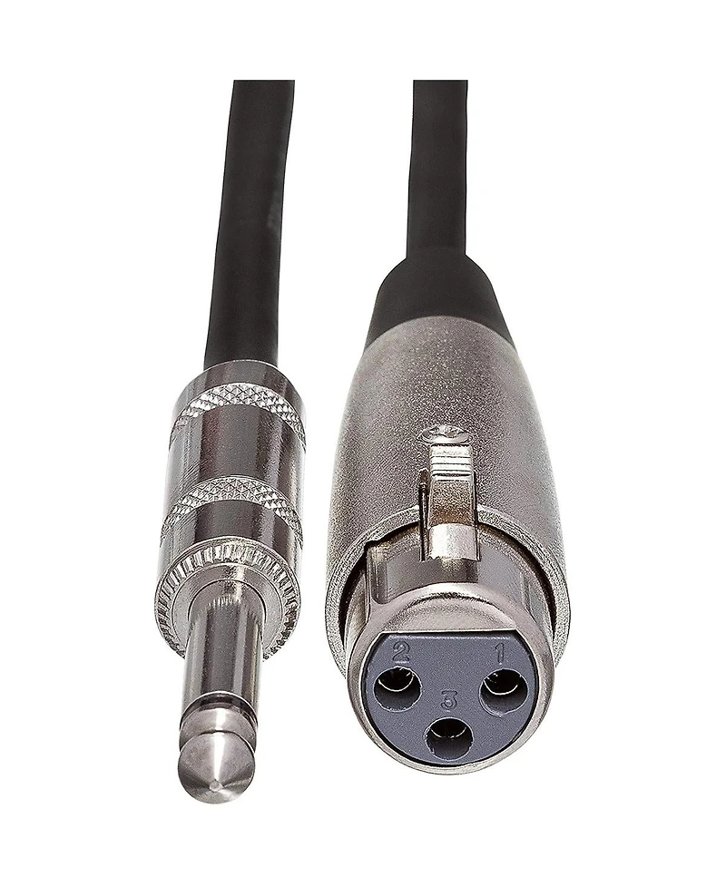 Hosa Technology Microphone Cable, Hosa XLR3F to 1/4" Ts, 10'
