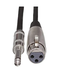 Hosa Technology Microphone Cable, Hosa XLR3F to 1/4" Ts, 10'