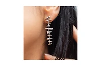 Lucy Quartermaine Shard Drop Earrings