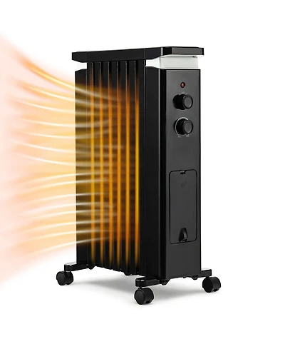 1500W Oil Filled Radiator Heater Electric Space Heater