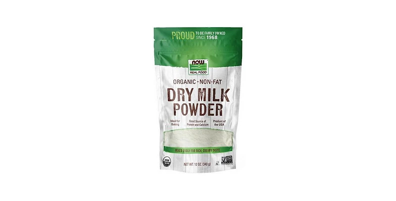 Now Foods Non-Fat Dry Milk Powder ,12 Oz