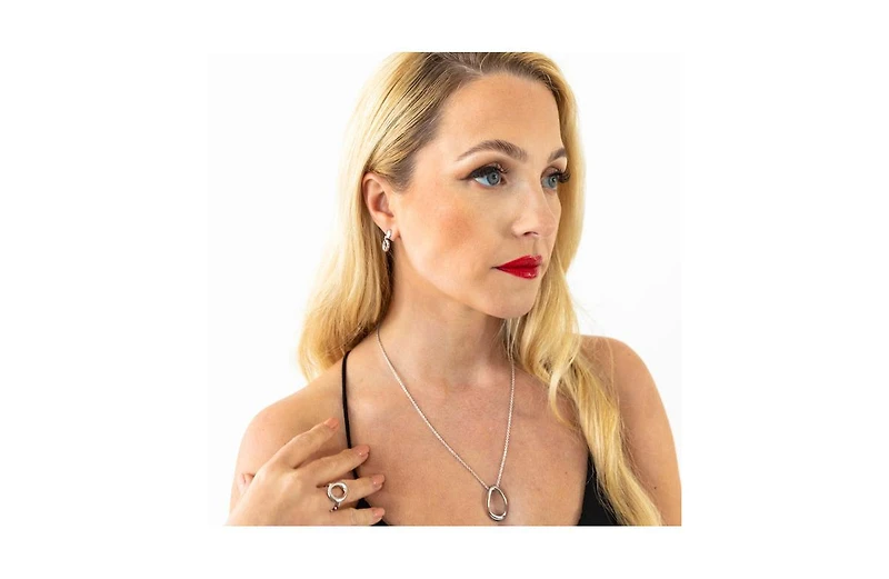 Lucy Quartermaine Volcan Stud Drop Earrings