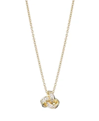 Adornia Gold Cubic Zirconia Halo Heart Necklace