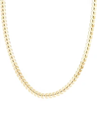 Adornia Gold Adjustable Fishtail Chain Choker Necklace