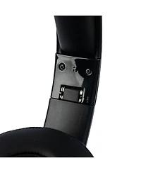 RadioShack Bluetooth 5.4 Over The Head Headphones With On-Ear Controls and 400 Mah Rechargeable Battery 3304403 Black