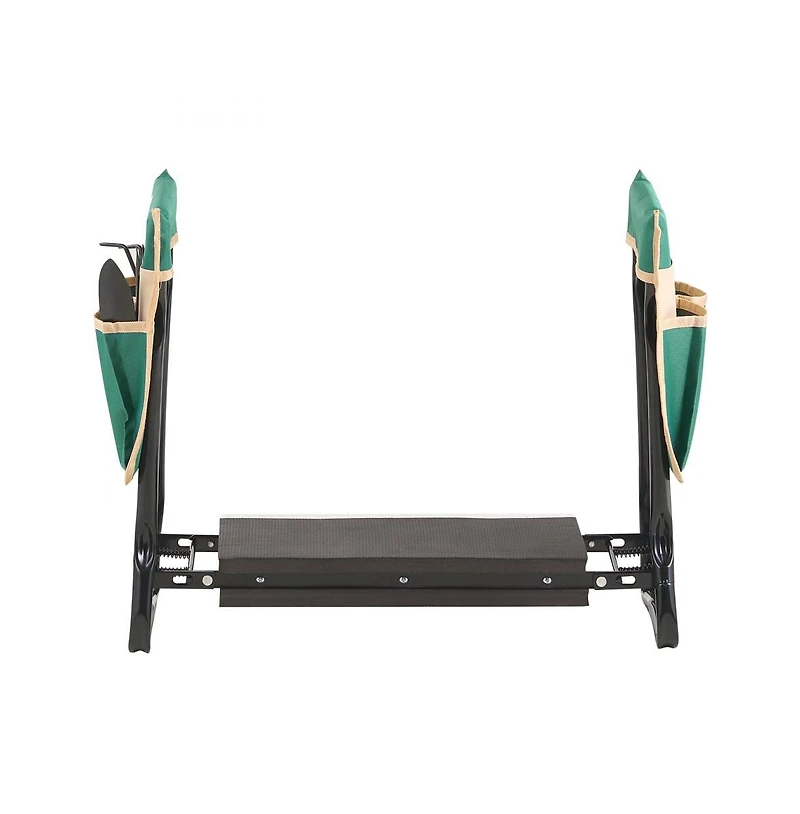 Slickblue Garden Kneeler and Seat Folding Stool with 8" Eva Pad for Comfortable Gardening