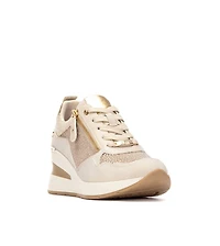 Women's Suede Wedge Sneakers By Xti