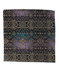 Trafalgar Men's The Spellbound Brocade Novelty Silk 12x12 Pocket Square