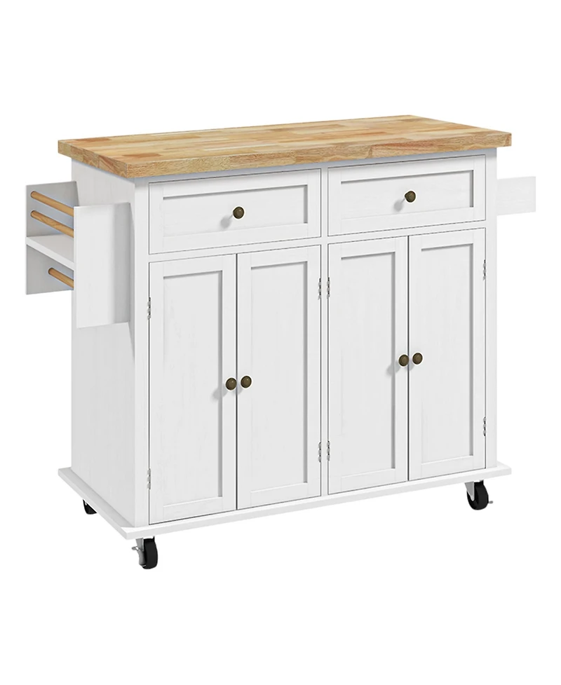 Slickblue Spacious Kitchen Storage Cabinet with Doors and Shelves for Pantry and Dining Essentials