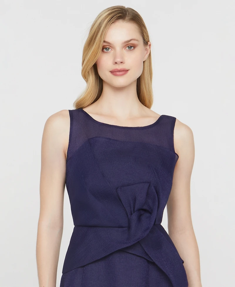 Js Collections Women's Boat Neck Cocktail Dress