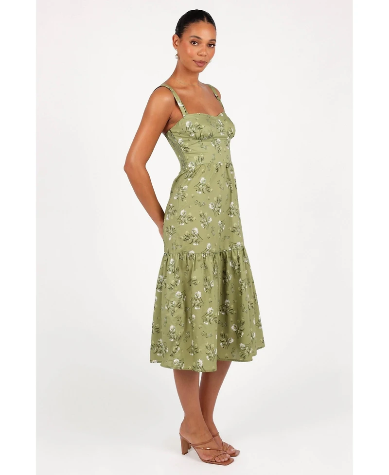 Petal and Pup Women's Paisley Midi Dress