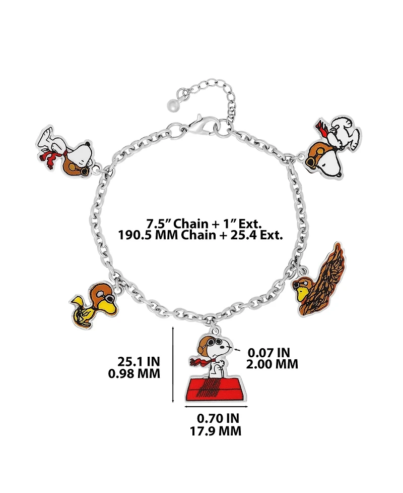 Peanuts Snoopy & Friends Charm Bracelet