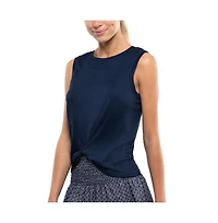 Lucky Love Women's Twist Front Tennis Tank Top
