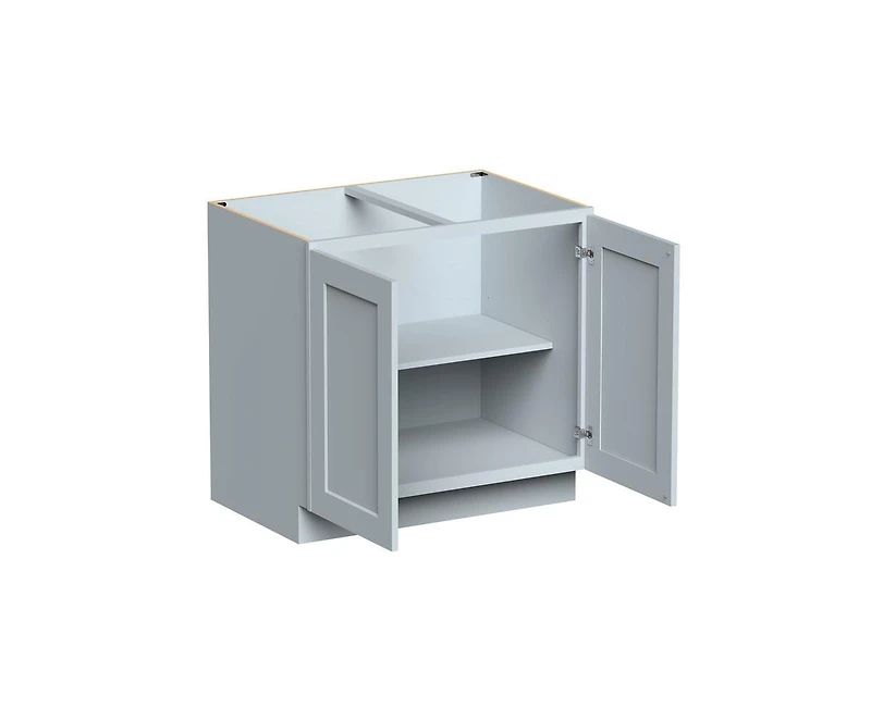 Casainc W36"x D24"x H34.5" Kitchen Base Cabinet with 2 Doors