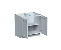 Casainc W36"x D24"x H34.5" Kitchen Base Cabinet with 2 Doors